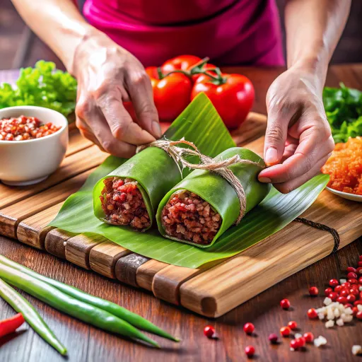 Nasi Gulung Sayuran Warna-warni